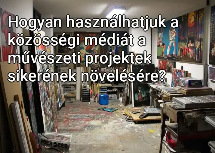 Hogyan használhatjuk a közösségi médiát a művészeti projektek sikerének növelésére?