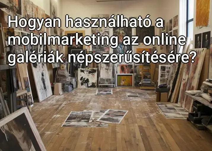 Hogyan használható a mobilmarketing az online galériák népszerűsítésére?