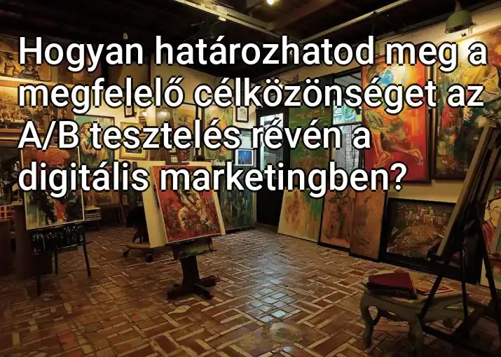 Hogyan határozhatod meg a megfelelő célközönséget az A/B tesztelés révén a digitális marketingben?