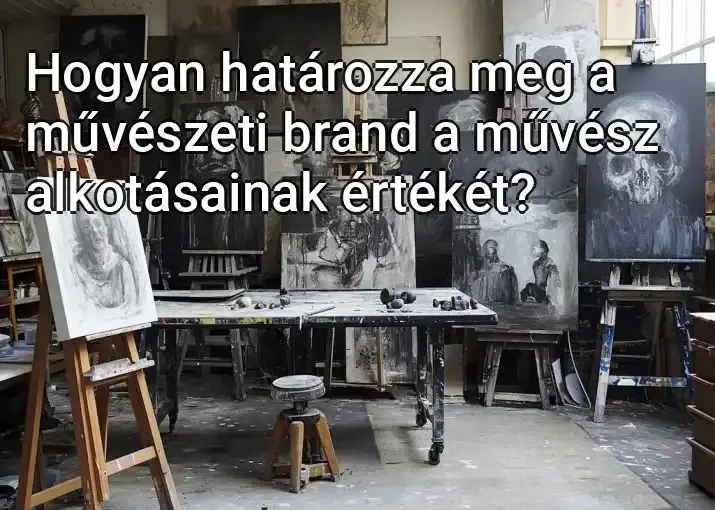 Hogyan határozza meg a művészeti brand a művész alkotásainak értékét?