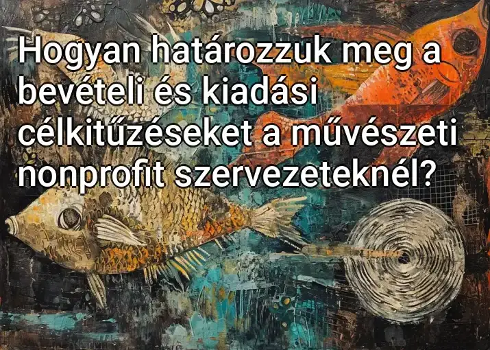 Hogyan határozzuk meg a bevételi és kiadási célkitűzéseket a művészeti nonprofit szervezeteknél?