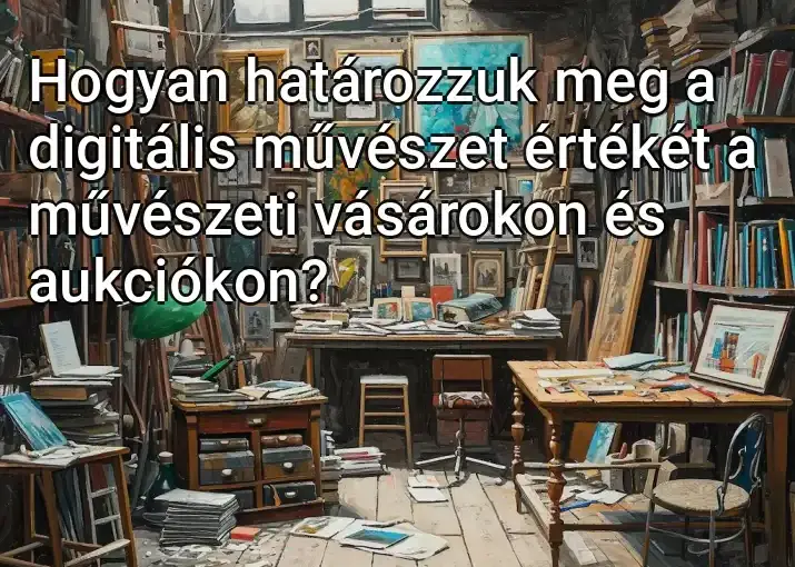 Hogyan határozzuk meg a digitális művészet értékét a művészeti vásárokon és aukciókon?