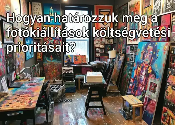 Hogyan határozzuk meg a fotókiállítások költségvetési prioritásait?