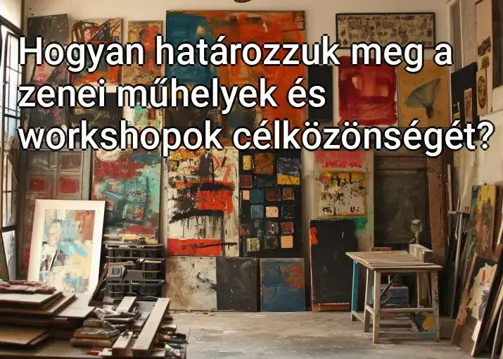 Hogyan határozzuk meg a zenei műhelyek és workshopok célközönségét?