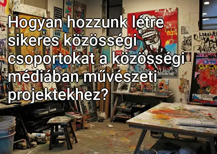 Hogyan hozzunk létre sikeres közösségi csoportokat a közösségi médiában művészeti projektekhez?