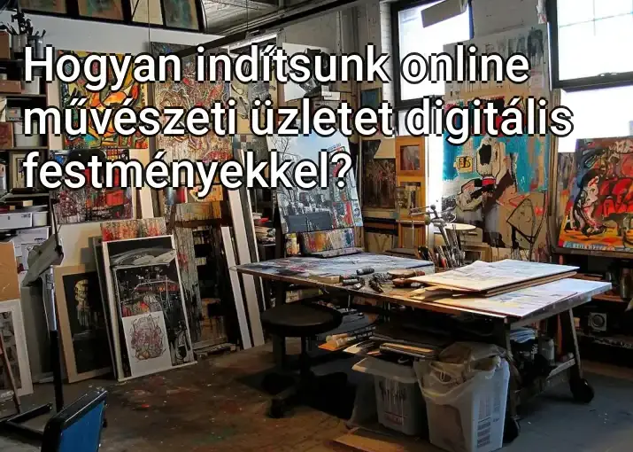 Hogyan indítsunk online művészeti üzletet digitális festményekkel?