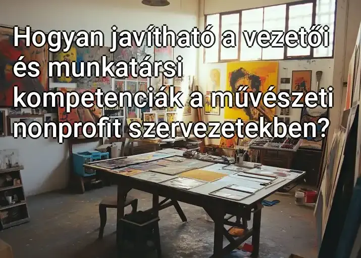 Hogyan javítható a vezetői és munkatársi kompetenciák a művészeti nonprofit szervezetekben?