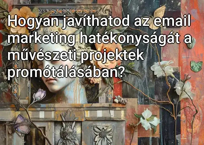 Hogyan javíthatod az email marketing hatékonyságát a művészeti projektek promótálásában?