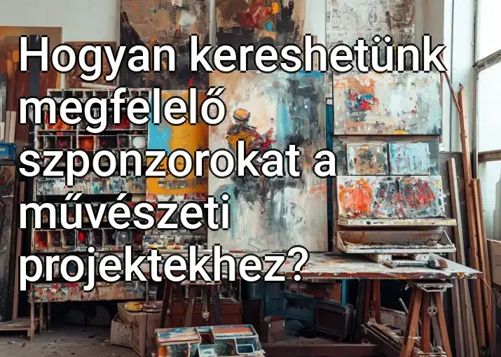 Hogyan kereshetünk megfelelő szponzorokat a művészeti projektekhez?