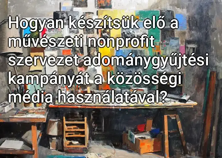 Hogyan készítsük elő a művészeti nonprofit szervezet adománygyűjtési kampányát a közösségi média használatával?