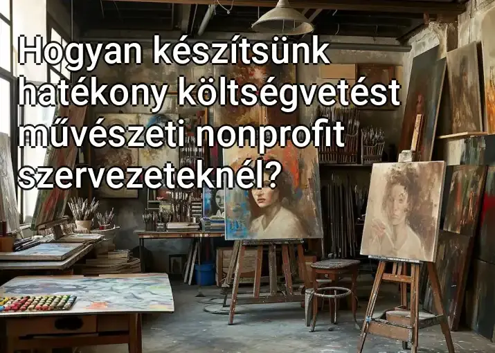 Hogyan készítsünk hatékony költségvetést művészeti nonprofit szervezeteknél?