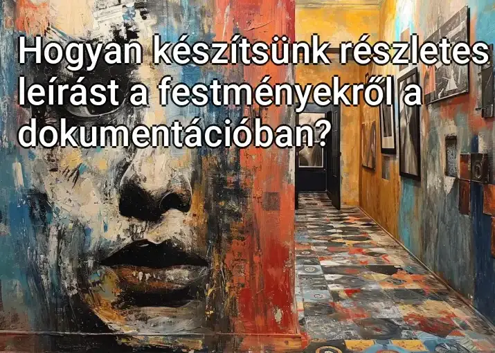 Hogyan készítsünk részletes leírást a festményekről a dokumentációban?