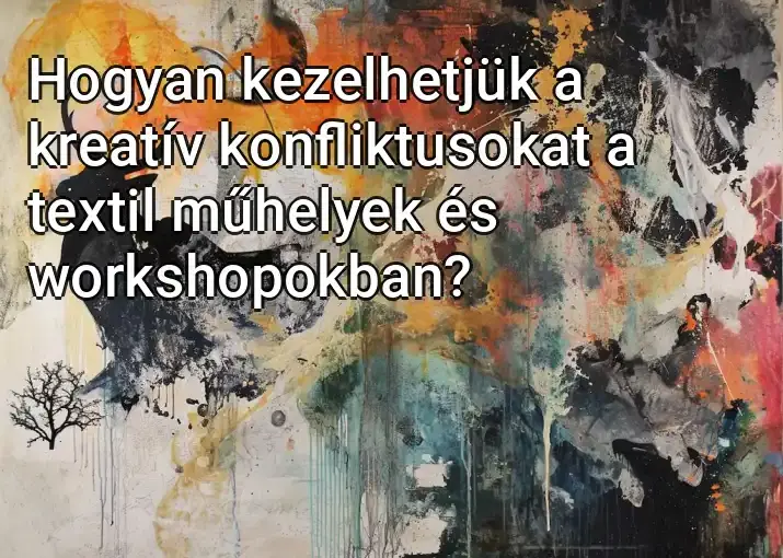 Hogyan kezelhetjük a kreatív konfliktusokat a textil műhelyek és workshopokban?