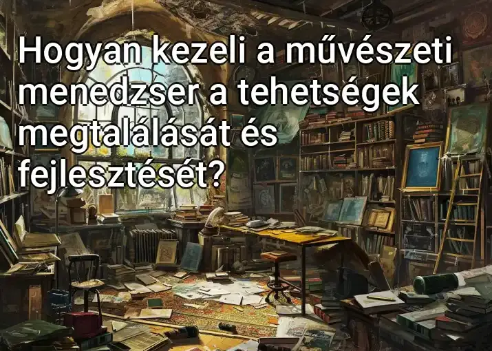 Hogyan kezeli a művészeti menedzser a tehetségek megtalálását és fejlesztését?