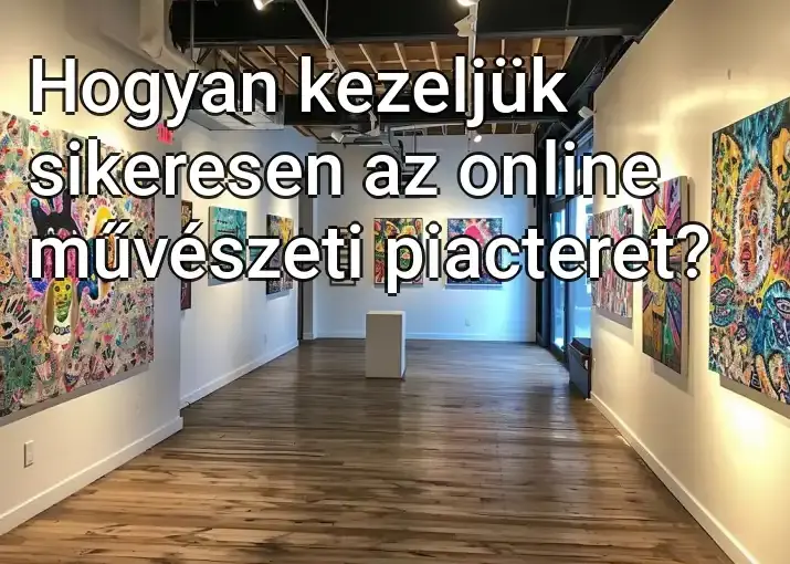 Hogyan kezeljük sikeresen az online művészeti piacteret?