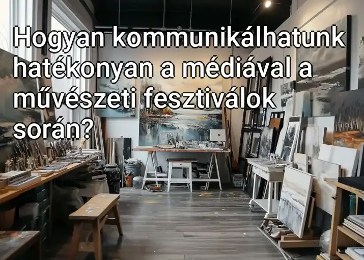 Hogyan kommunikálhatunk hatékonyan a médiával a művészeti fesztiválok során?