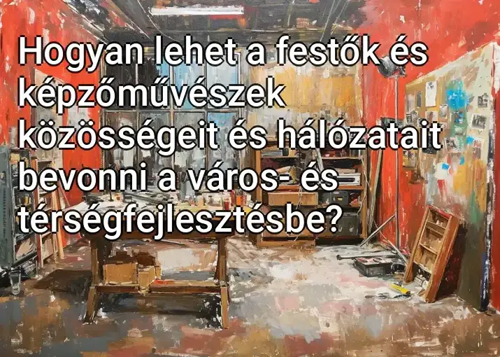 Hogyan lehet a festők és képzőművészek közösségeit és hálózatait bevonni a város- és térségfejlesztésbe?