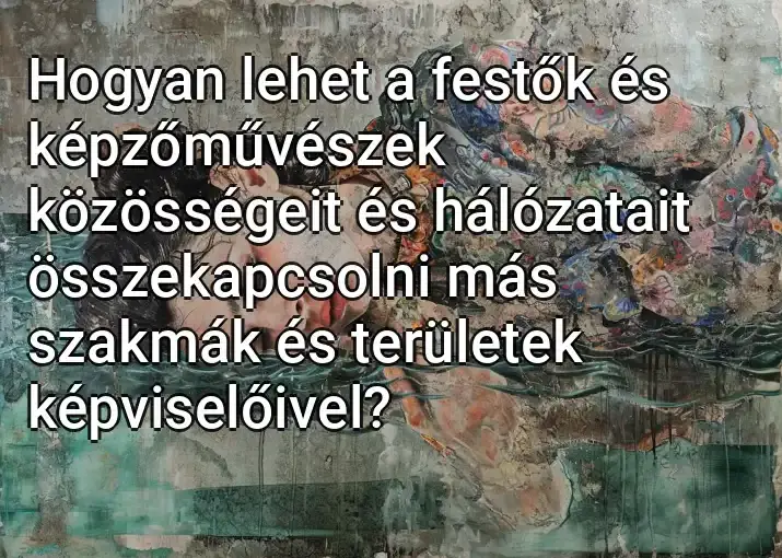 Hogyan lehet a festők és képzőművészek közösségeit és hálózatait összekapcsolni más szakmák és területek képviselőivel?