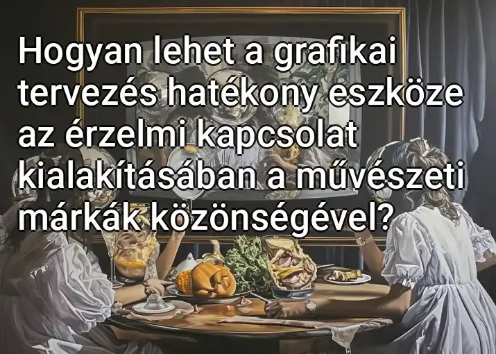 Hogyan lehet a grafikai tervezés hatékony eszköze az érzelmi kapcsolat kialakításában a művészeti márkák közönségével?