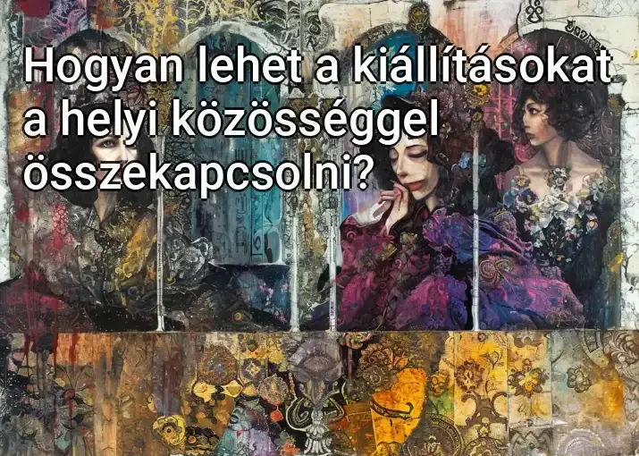 Hogyan lehet a kiállításokat a helyi közösséggel összekapcsolni?