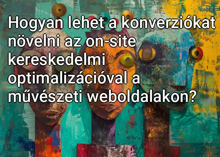 Hogyan lehet a konverziókat növelni az on-site kereskedelmi optimalizációval a művészeti weboldalakon?