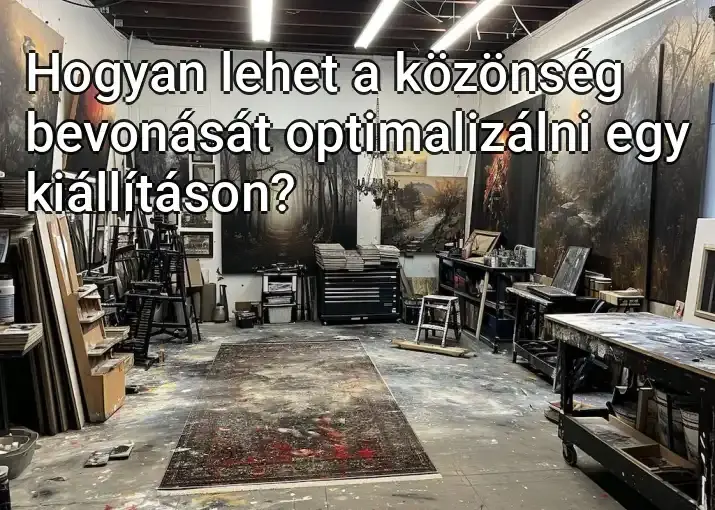 Hogyan lehet a közönség bevonását optimalizálni egy kiállításon?