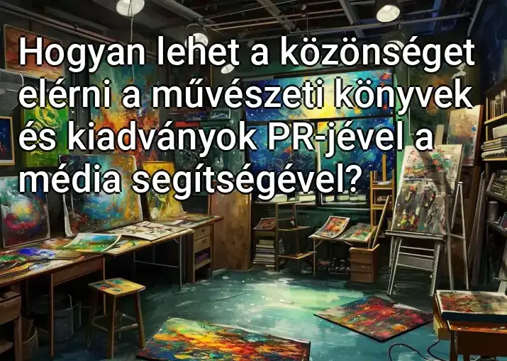 Hogyan lehet a közönséget elérni a művészeti könyvek és kiadványok PR-jével a média segítségével?