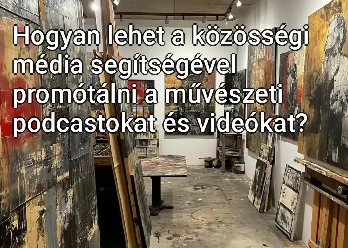 Hogyan lehet a közösségi média segítségével promótálni a művészeti podcastokat és videókat?