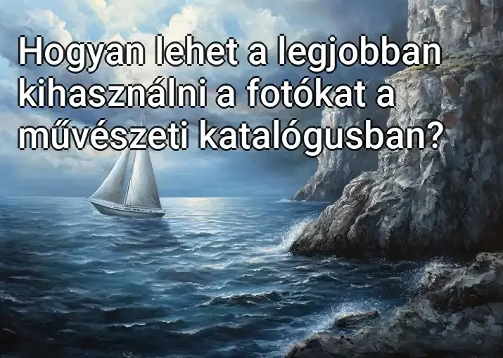 Hogyan lehet a legjobban kihasználni a fotókat a művészeti katalógusban?