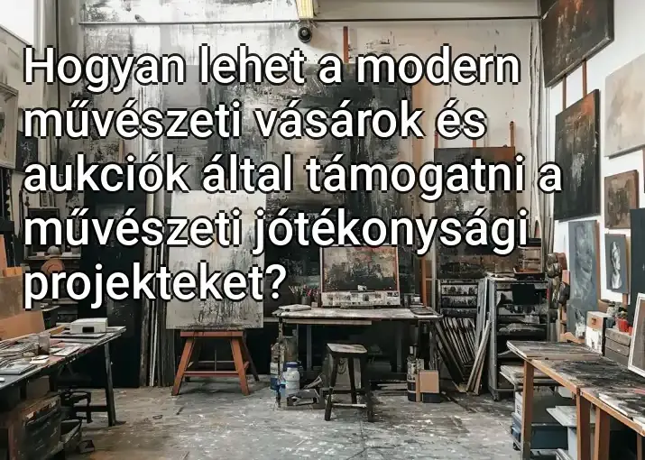 Hogyan lehet a modern művészeti vásárok és aukciók által támogatni a művészeti jótékonysági projekteket?