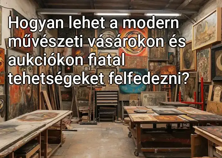 Hogyan lehet a modern művészeti vásárokon és aukciókon fiatal tehetségeket felfedezni?