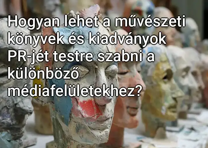 Hogyan lehet a művészeti könyvek és kiadványok PR-jét testre szabni a különböző médiafelületekhez?