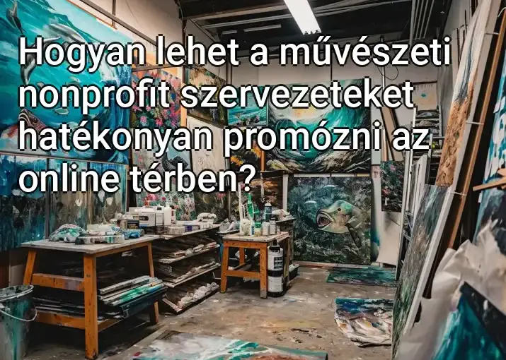 Hogyan lehet a művészeti nonprofit szervezeteket hatékonyan promózni az online térben?