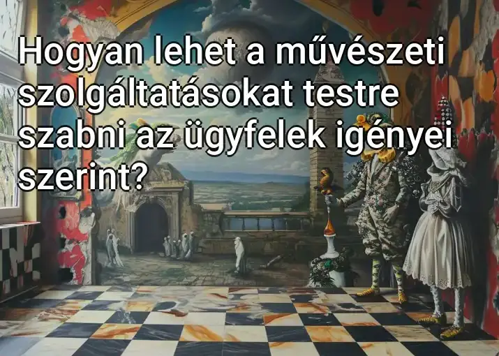 Hogyan lehet a művészeti szolgáltatásokat testre szabni az ügyfelek igényei szerint?