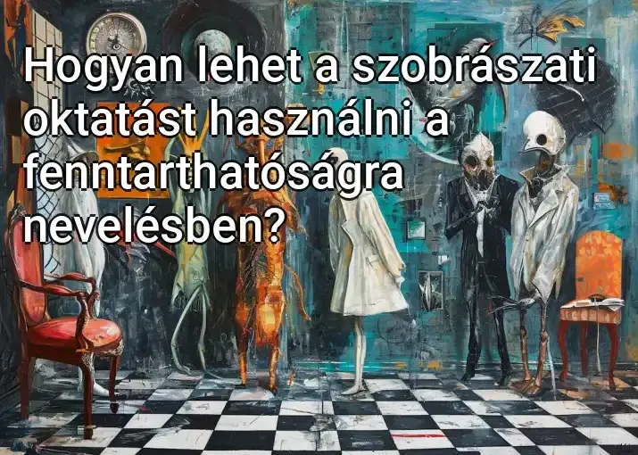 Hogyan lehet a szobrászati oktatást használni a fenntarthatóságra nevelésben?