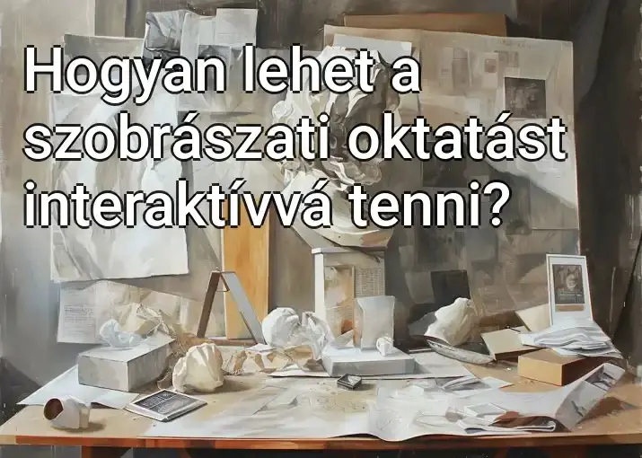 Hogyan lehet a szobrászati oktatást interaktívvá tenni?