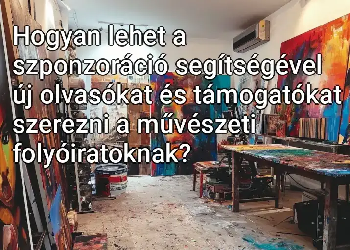 Hogyan lehet a szponzoráció segítségével új olvasókat és támogatókat szerezni a művészeti folyóiratoknak?