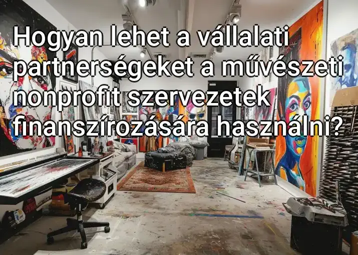 Hogyan lehet a vállalati partnerségeket a művészeti nonprofit szervezetek finanszírozására használni?