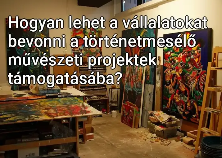 Hogyan lehet a vállalatokat bevonni a történetmesélő művészeti projektek támogatásába?