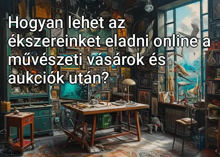 Hogyan lehet az ékszereinket eladni online a művészeti vásárok és aukciók után?