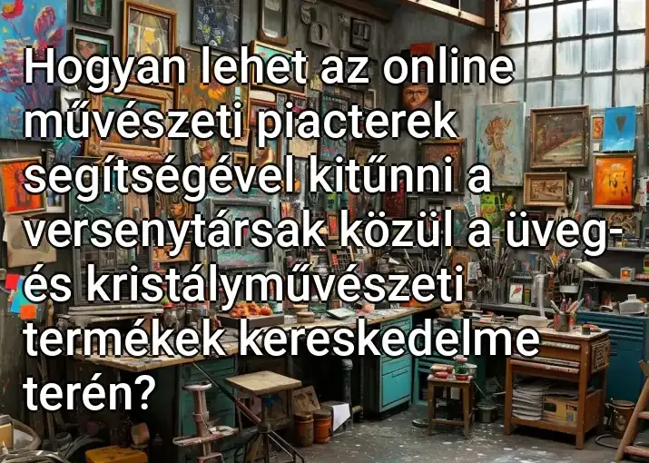 Hogyan lehet az online művészeti piacterek segítségével kitűnni a versenytársak közül a üveg- és kristályművészeti termékek kereskedelme terén?