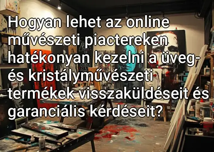 Hogyan lehet az online művészeti piactereken hatékonyan kezelni a üveg- és kristályművészeti termékek visszaküldéseit és garanciális kérdéseit?