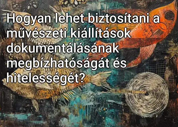 Hogyan lehet biztosítani a művészeti kiállítások dokumentálásának megbízhatóságát és hitelességét?