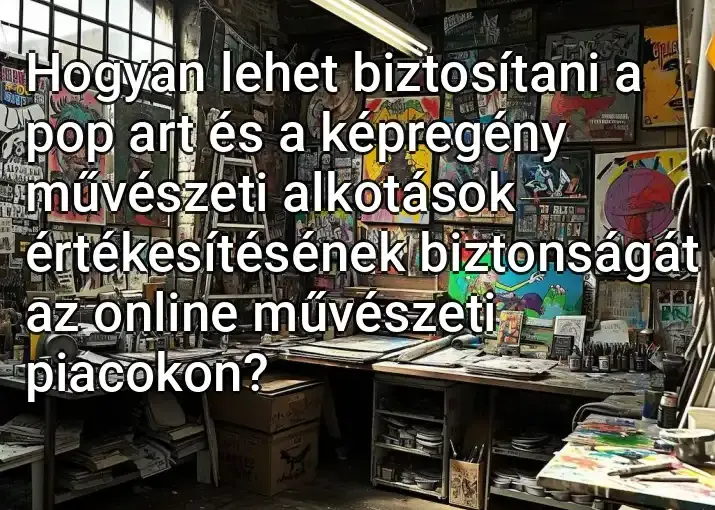 Hogyan lehet biztosítani a pop art és a képregény művészeti alkotások értékesítésének biztonságát az online művészeti piacokon?