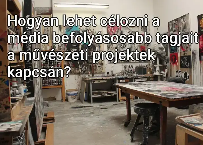 Hogyan lehet célozni a média befolyásosabb tagjait a művészeti projektek kapcsán?