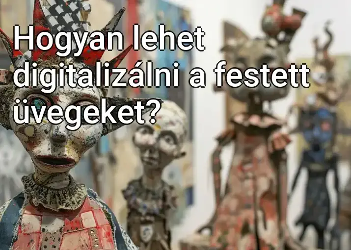 Hogyan lehet digitalizálni a festett üvegeket?