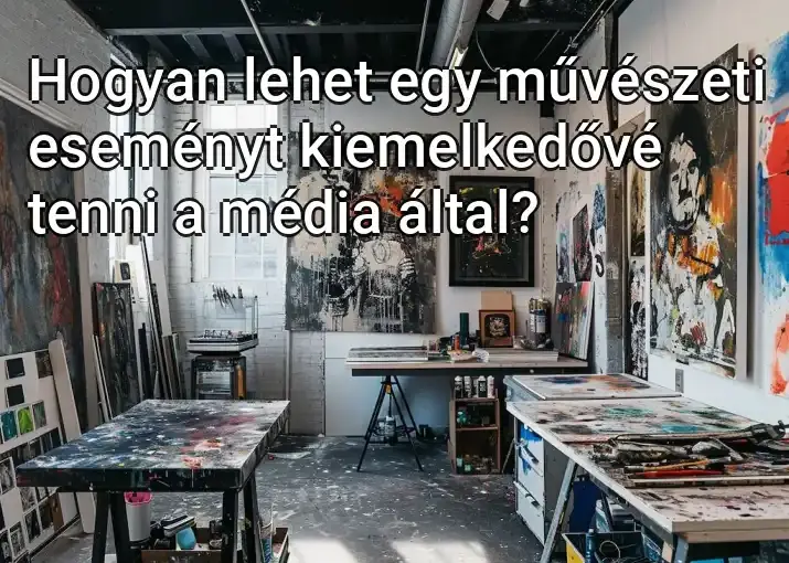 Hogyan lehet egy művészeti eseményt kiemelkedővé tenni a média által?