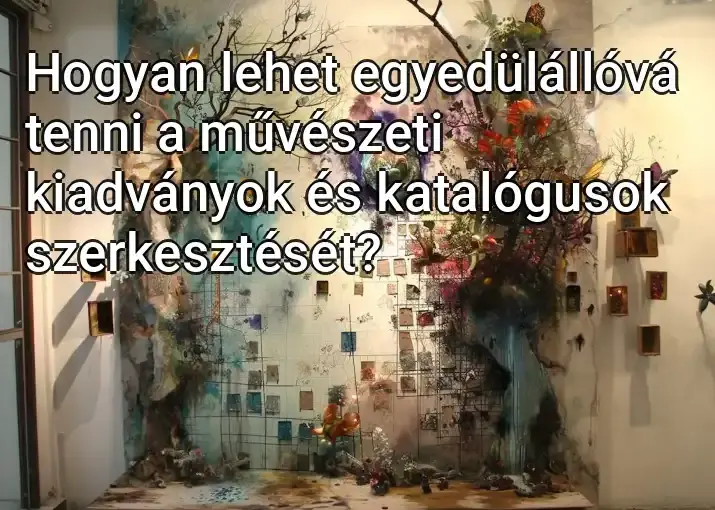 Hogyan lehet egyedülállóvá tenni a művészeti kiadványok és katalógusok szerkesztését?