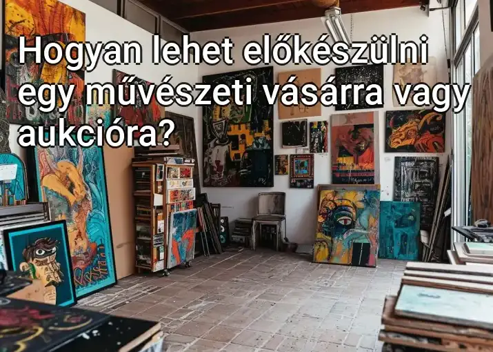 Hogyan lehet előkészülni egy művészeti vásárra vagy aukcióra?