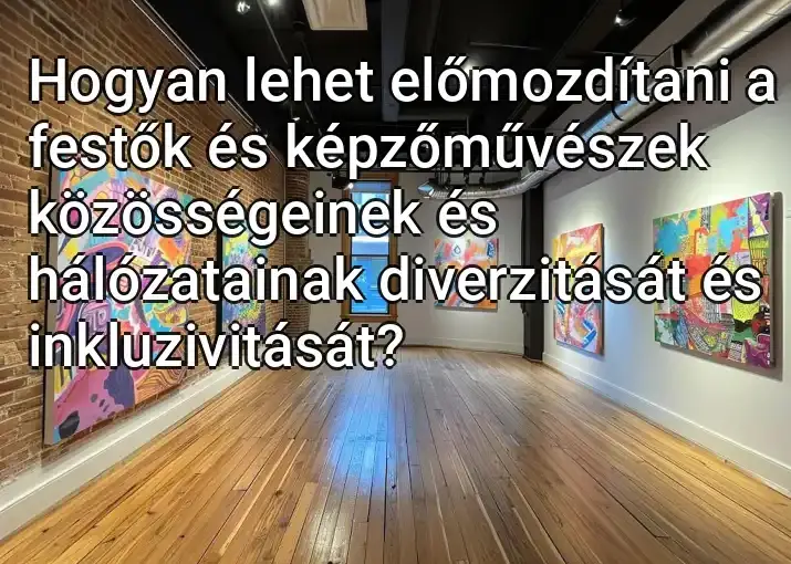 Hogyan lehet előmozdítani a festők és képzőművészek közösségeinek és hálózatainak diverzitását és inkluzivitását?